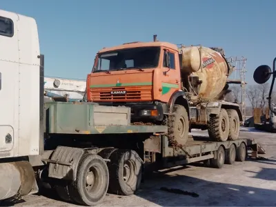 Фото Миксер на базе Камаз